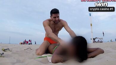 Brazilian Favela Girl Gets Fucked After A Massage In Copacabana Beach