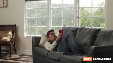 Cheating porn with a mother-in-law, stepmom, and their friend gargling balls!