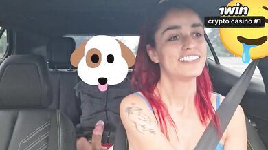 Sexy app driver provides greedy passenger with a horny rail - Brazil porn!