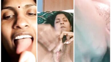 saranya hot matsurbating her big boobs