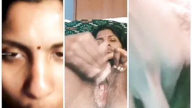 saranya hot matsurbating her big boobs