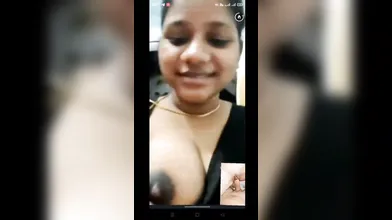 Tamil wife boobs show on video call
