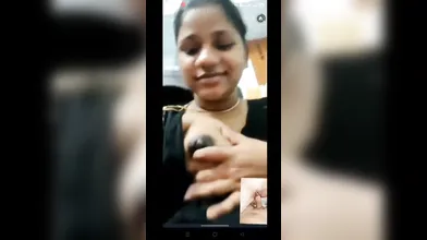 Tamil wife boobs show on video call