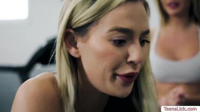 Training my lesbian client not to cum so fast