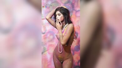 Barsha Jha Nude Holi Play