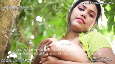 Barsha-Showing--Pressing-Boobs-Outdoor