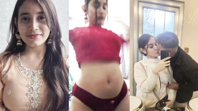 Red Saree girl showing her boobs of bf in video call Telegram @PremiumX55