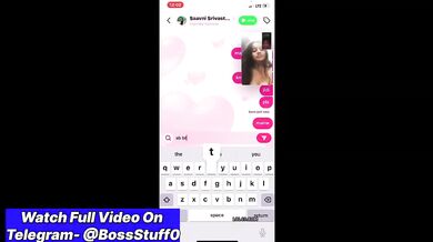 Friend sath sexting karke desi girl boobs show karti hai MMS