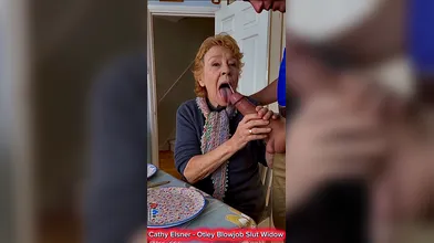 Cathy Cock Sucking Blowjob Golf Club Slut Granny Filmed Sucking off Club Member