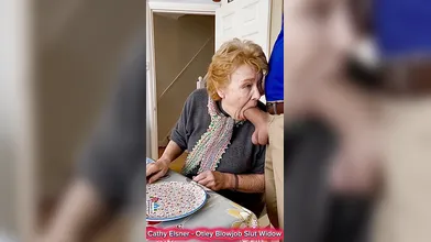 Cathy Cock Sucking Blowjob Golf Club Slut Granny Filmed Sucking off Club Member