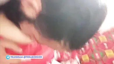 Muslim husband apni wife ki boobs chuste hue maje mein. Telegram @PremiumX55