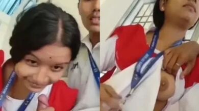 Assamese Teen School Couple Kissing Dick Sucking and Boobs Show MMS