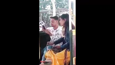 Indian Lovers outdoor handjob and blowjob in Fair