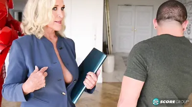 60Plus Realtor Katia Fucks 23 Year Old Client - Classy Katia