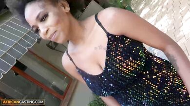 I Kept This EBONY MILF Moaning Through The Interview... She Ride My BWC - African Casting