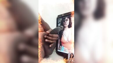 Mrunal thakur cock tribute