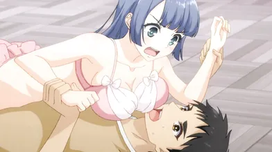Buzzcut anime cutie reveals her secret and gets filled by rough cock deep inside