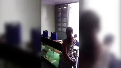 Suspicious Cousin Records His Cousin Sister Sucking Chacha Ji In Shop And Fucks