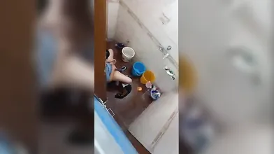 Shaitaan Chota Bhai Records Elder Sister Masturbating In Bathroom Before Taking