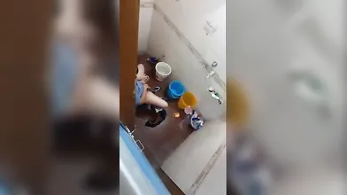 Shaitaan Chota Bhai Records Elder Sister Masturbating In Bathroom Before Taking