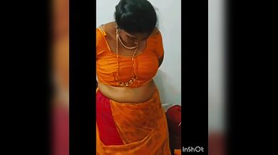 Sajini aunty saree