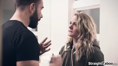 Guy is startled by a homeless teen who has followed him home