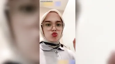 Hijab Girl In Public Place