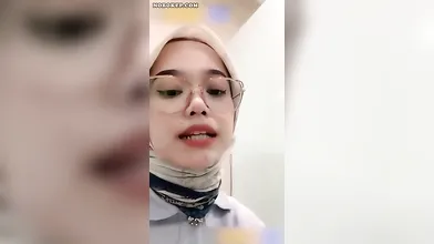 Hijab Girl In Public Place
