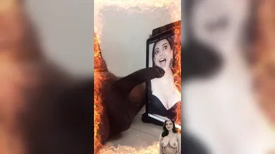 Kajal aharwal cock tribute