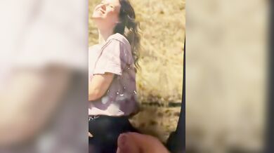 Cumshot on Leonie printed on shirt