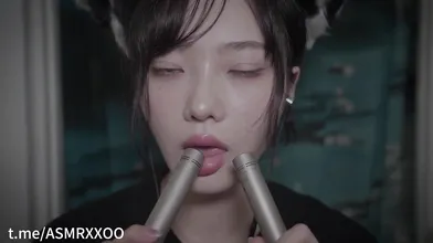 ASMR Nareun 小勾勾给你舔耳朵????