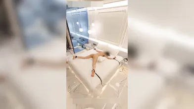 Dami_daa Whipped Punished - 四肢捆绑木棍打屁股调教母狗！！