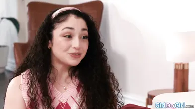 Big tits milf licks her teen nannys hairy pussy and facesits