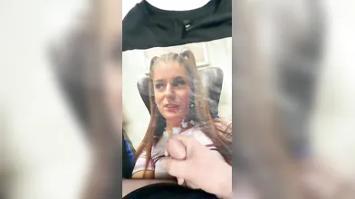 Cumshot tribut on Josie M. Printed on shirt