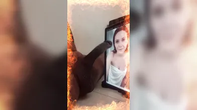 Elizabath olsen cock tribute