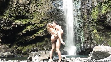 Anikka And Mick's Waterfall Adventure