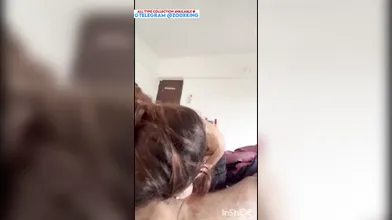 Maharashtra big dick guy fucks GF after receiving best blowjob Telegram @ZodxKing