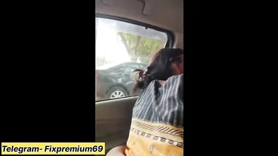 Bengali 18y Muslim Teen Spanked with Her Neighbour in Outdoor car fucked