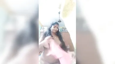 Gouthami reddy manthena removing Nighty pink sexy bra panty & showing Nude Milky boobs in bedroom recording in bedroom video xxx viral ?? ?