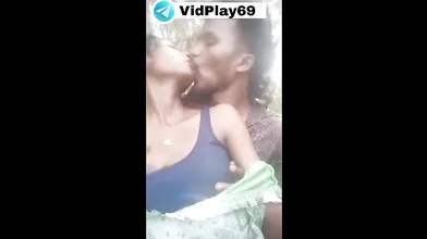 Outdoor Bangla xxx video of a desi couple in the bushTelegram @VidPlay69