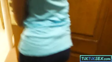 First timer amateur Thai MILF stars in a homemade porno video