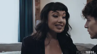 Stepmoms gonna make you nice and hard so you can fill me up