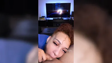 Ebony Oral Creampie