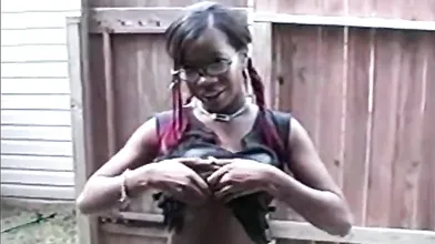 Ebony Schoolgirl Likes To Suck