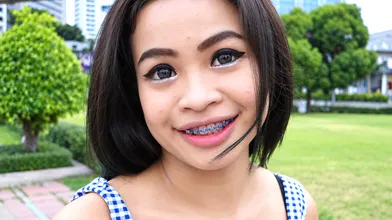Busty Thai teen amateur street pick up for xxx in his hotel room