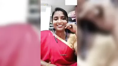 Gouthami reddy manthena removing Red saree blouse showing hot bra milky boobs black tits in bedroom video xxx viral ????
