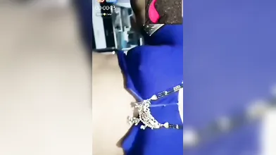 Gouthami reddy manthena sexy in saree Showing her nude milky boobs in video call ???