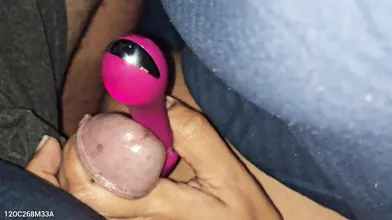 Tamil wife doing handjob for hubby with vibrator