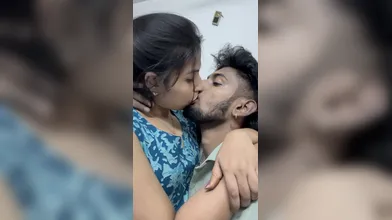 Indian tamil horny couples intense kissing and heated romance