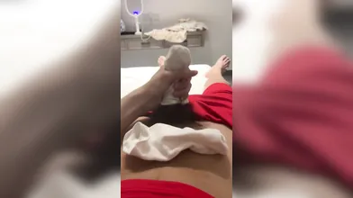 Socks masturbation